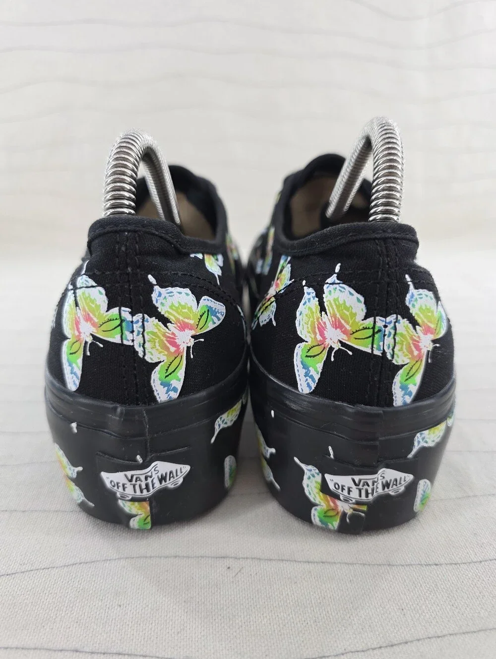 Vans Womens Stac Morph Blackout Glow In The Dark Butterfly Sneakers Shoes Sz 8.5